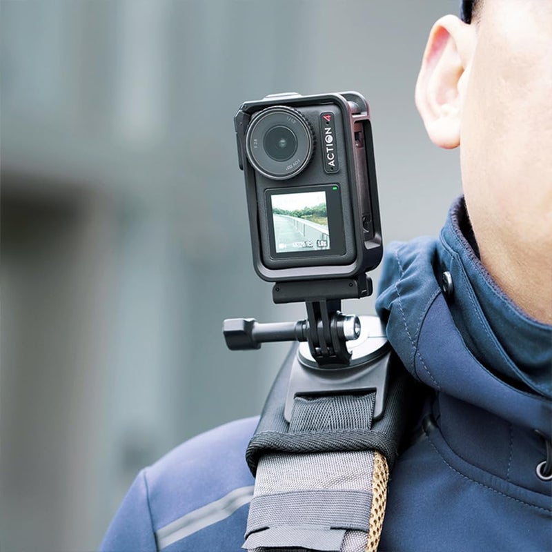 MAXCAM Backpack Shoulder Strap Mount Compatible with DJI Osmo Action 5/4/3 - Image 2